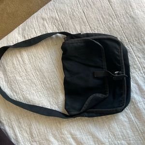 VINTAGE 90s AGNES B. Black canvas bag - child size